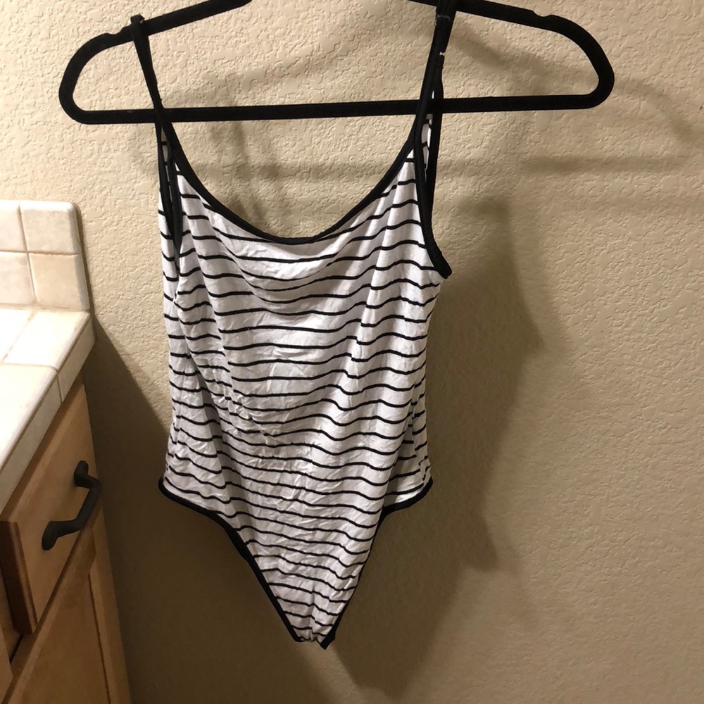Striped Bodysuit